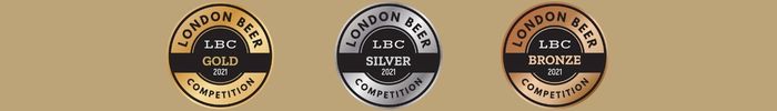 London Beer Competition Gold, Silver, and Bronze Medals