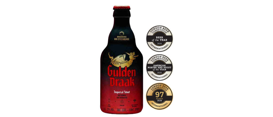 Beer Of The Year: Gulden Draak Imperial Stout (Produced By: Brouwerij Van Steenberge, Belgium) - 97 Points, Double Gold