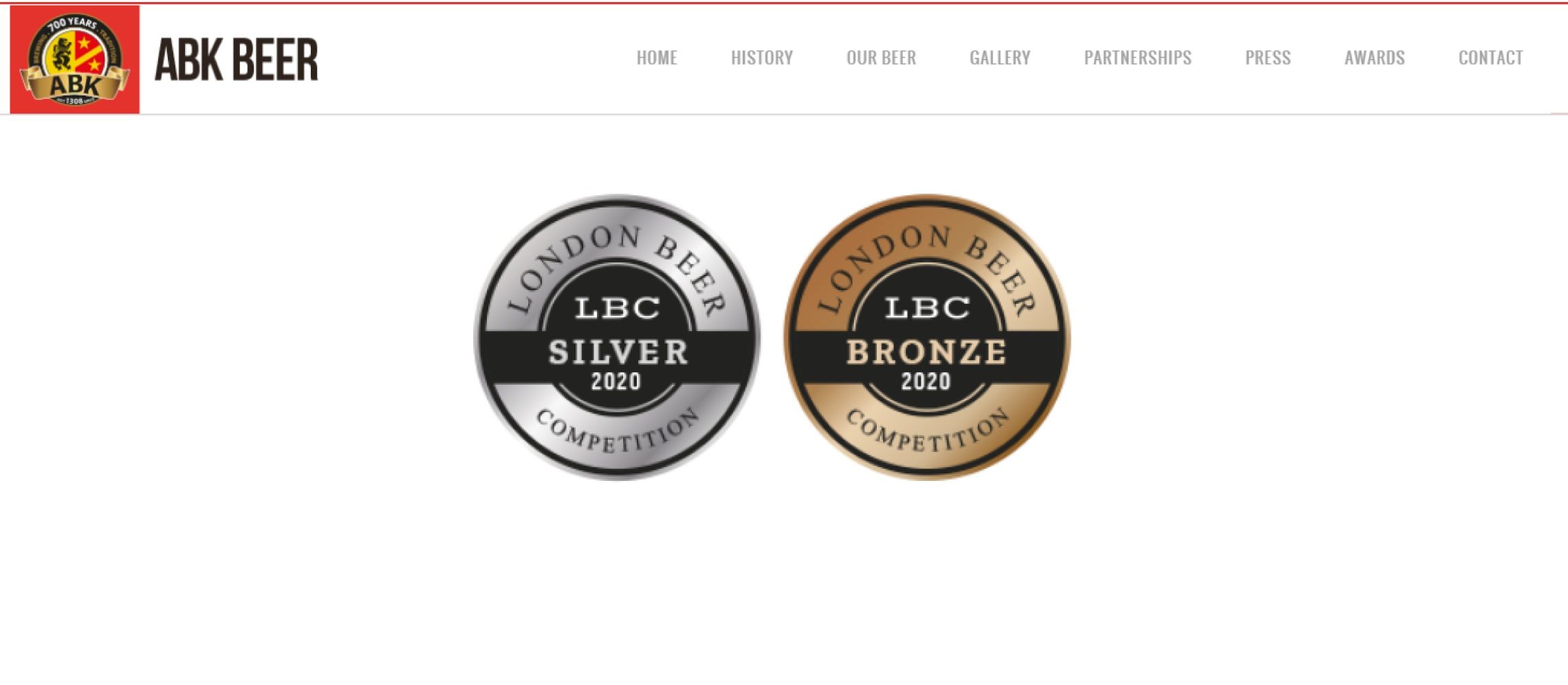 Photo for: ABK Beers Win Again At BTN’s London Beer Competition 2020