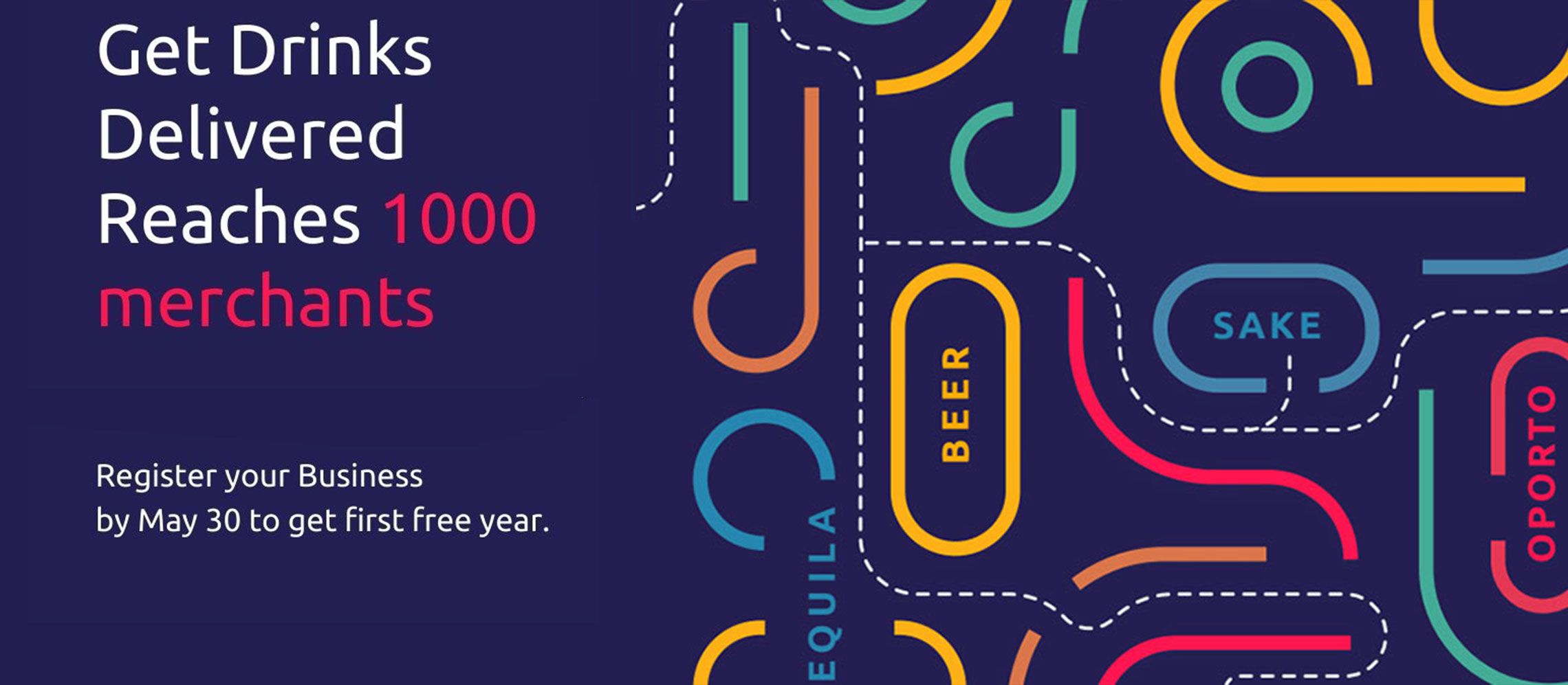 Photo for: Get Drinks Delivered Reaches 1000 Merchants