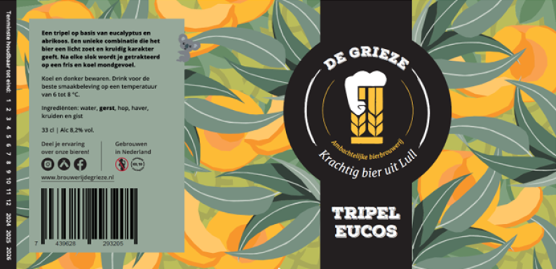 Logo for: De Grieze Tripel Eucos