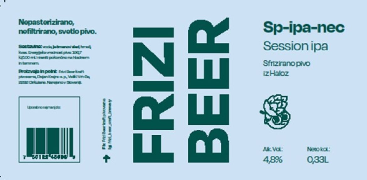 Photo for: Frizi Beer - Sp-ipa-nec