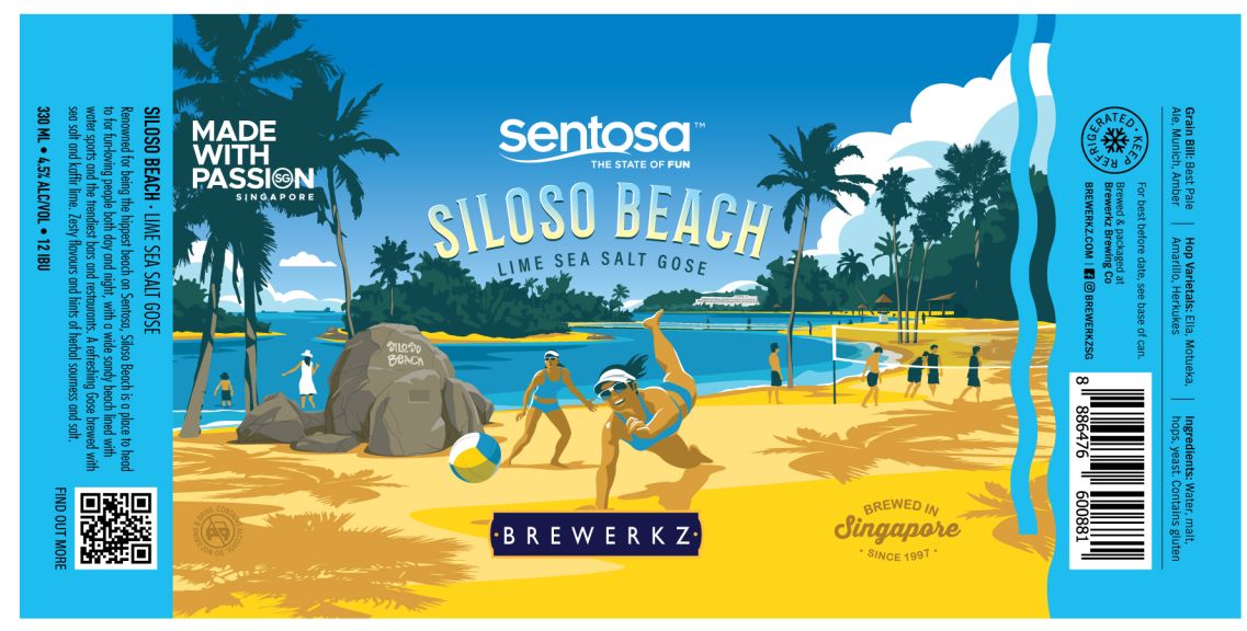 Photo for: Siloso Beach Lime Sea Salt Gose