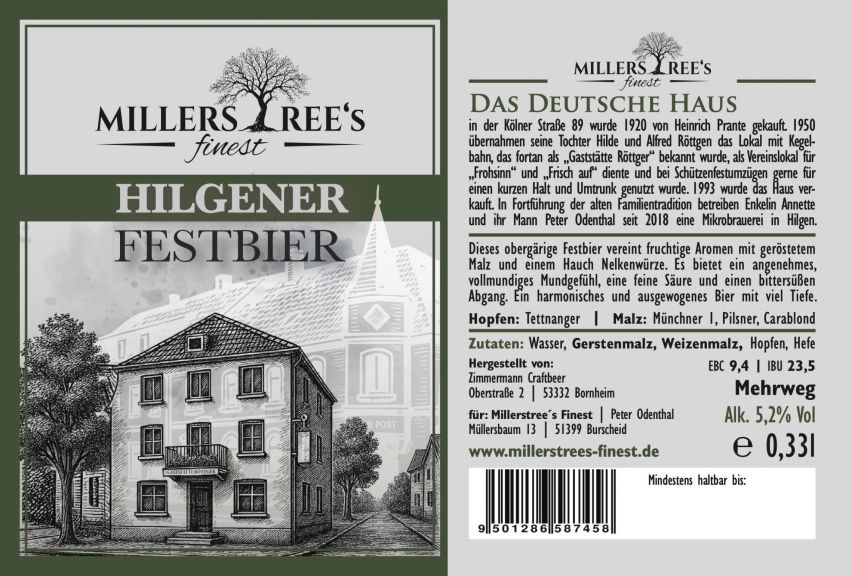 Photo for: Millerstree´s Finest - Hilgener Festbier