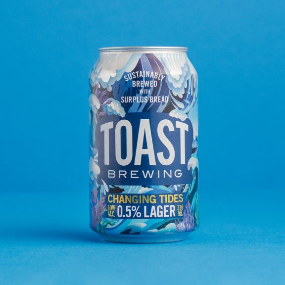 Photo for: Toast Brewing - Changing Tides 0.5% Lager 